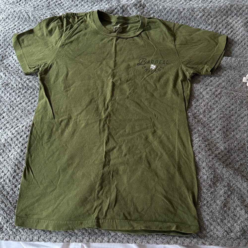 Barbell Brigade green T-Shirt size small